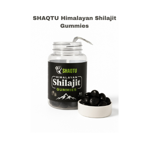 SHAQTU Himalayan Shilajit Gummies – Natural Energy & Vitality Supplement