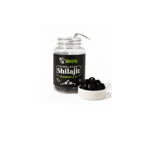 SHAQTU Himalayan Shilajit Gummies – Natural Energy & Vitality Supplement